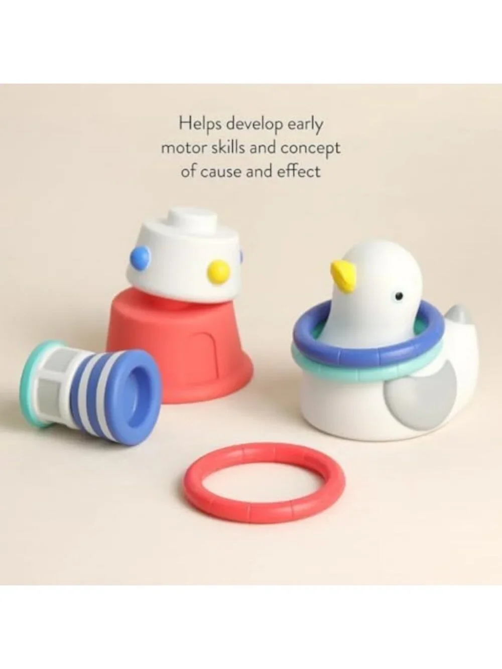 12-Piece Nautical Baby Bath Toy Gift Set | Fun & Safe for 6+ Months